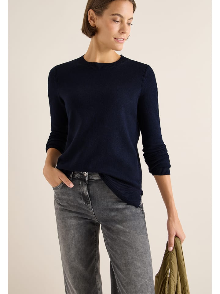 Cecil Pullover in Dunkelblau - 51% | Größe L | Damen-pullover-cardigans