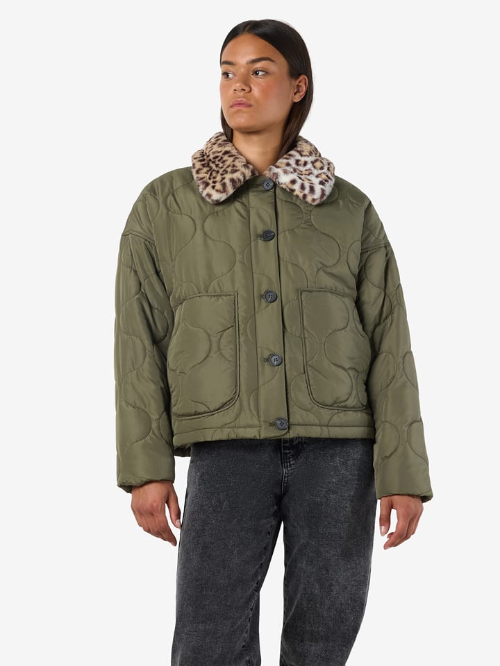 Noisy may Steppjacke in Khaki - 60% | Größe XL | Damenjacken
