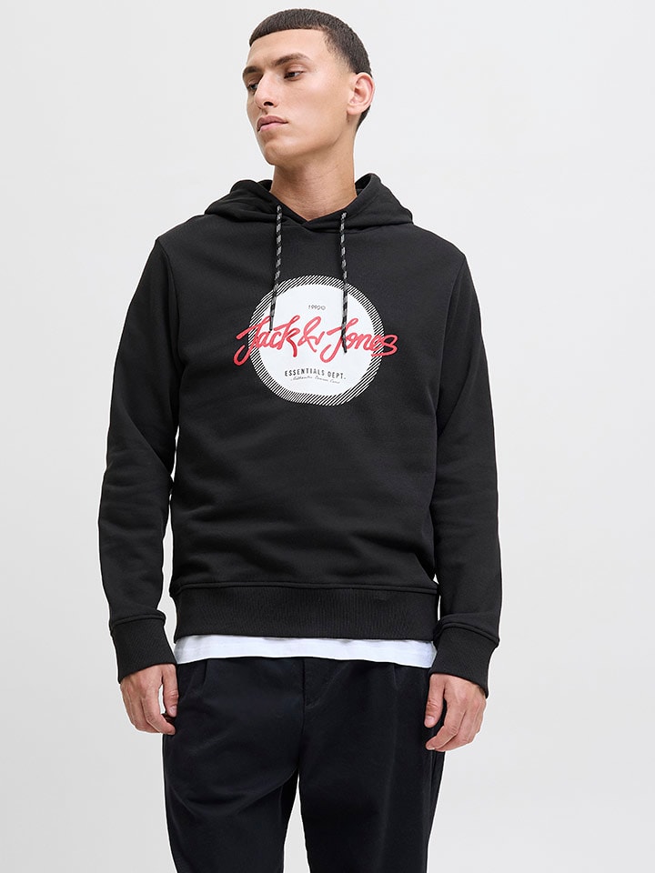 Jack & Jones Hoodie "Urban" in Schwarz - 42% | Größe M | Herren-sweatshirts-jacken