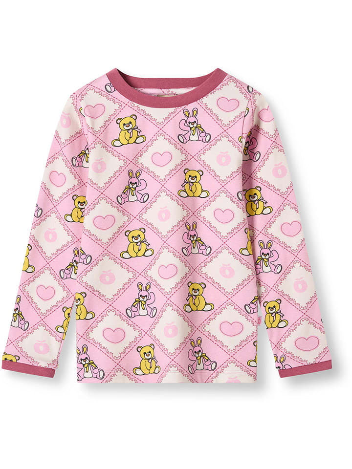 Småfolk Longsleeve "Elstar" in Rosa - 51% | Größe 122/128 | Baby-langarmshirts