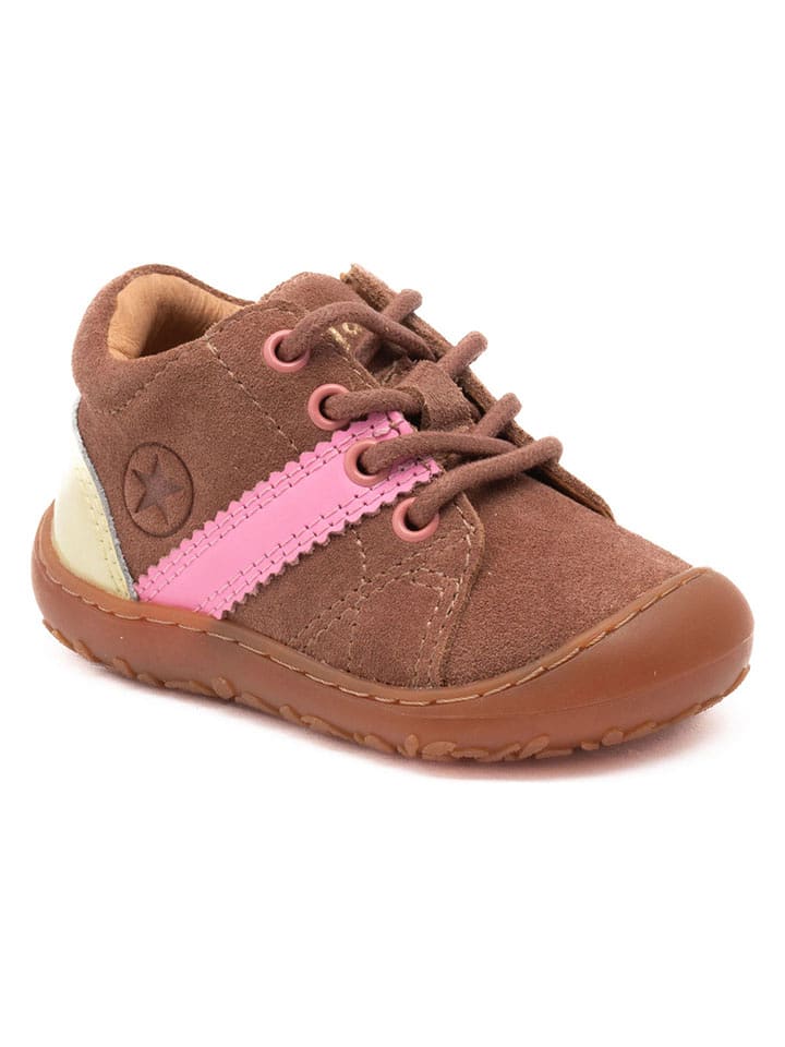 bisgaard Leder-Barfußschuhe "Hale" in Hellbraun - 53% | Größe 26 | Lauflernschuhe