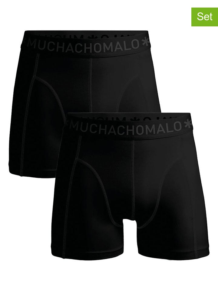Muchachomalo 2er-Set: Boxershorts in Schwarz - 37% | Größe L | Herren-waesche