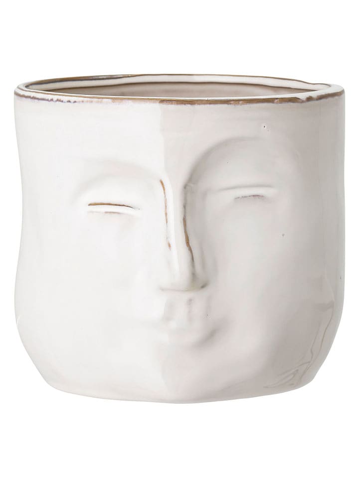 Bloomingville Blumentopf ''Ignacia'' in Weiß - (B)18 x (H)15,5 x (T)16,5 cm - 11% | Kerzen-vasen