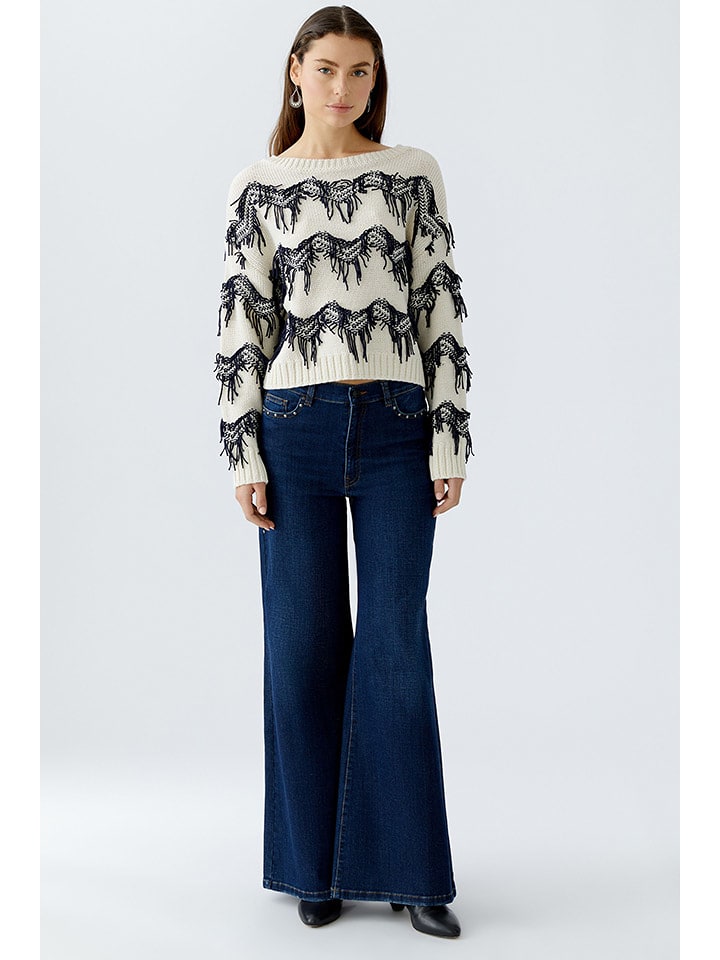 Oui Jeans - Comfort fit - in Dunkelblau - 78% | Größe 40 | Damenjeans