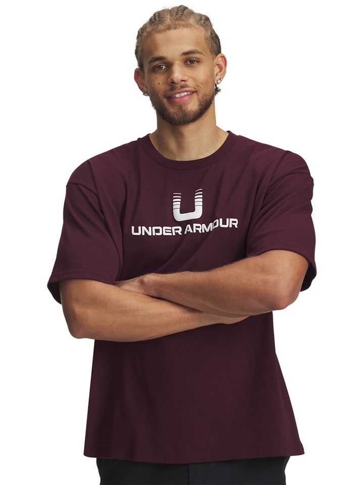 Under Armour Shirt in Lila - 36% | Größe M | Herren-plussize