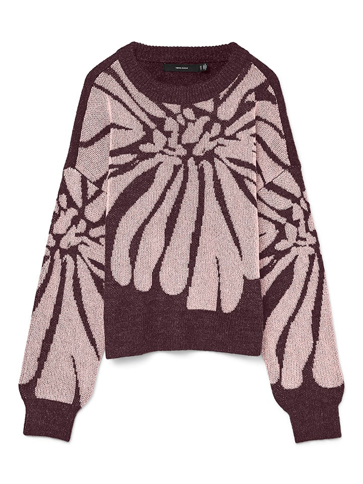 Vero Moda Pullover in Bordeaux - 52% | Größe L | Damen-pullover-cardigans