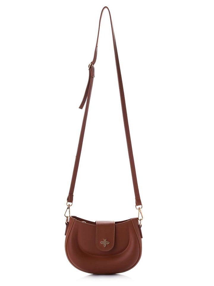 Lucky Bees Umhängetasche in Hellbraun - (B)21 x (H)15 x (T)8 cm - 64% | Damen-taschen