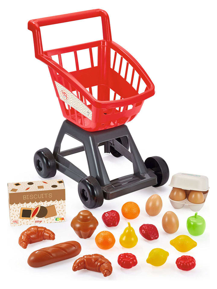écoiffier Einkaufswagen mit Spiellebensmitteln - ab 18 Monaten - 28% | Kaufladen-spielkueche