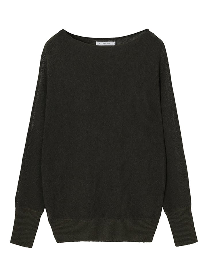TATUUM Pullover "Nashy" in Dunkelgrün - 52% | Größe L | Damen-pullover-cardigans