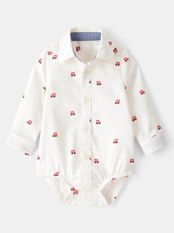 OshKosh Hemdbody in Creme - 59% | Größe 74 | Baby-bodys