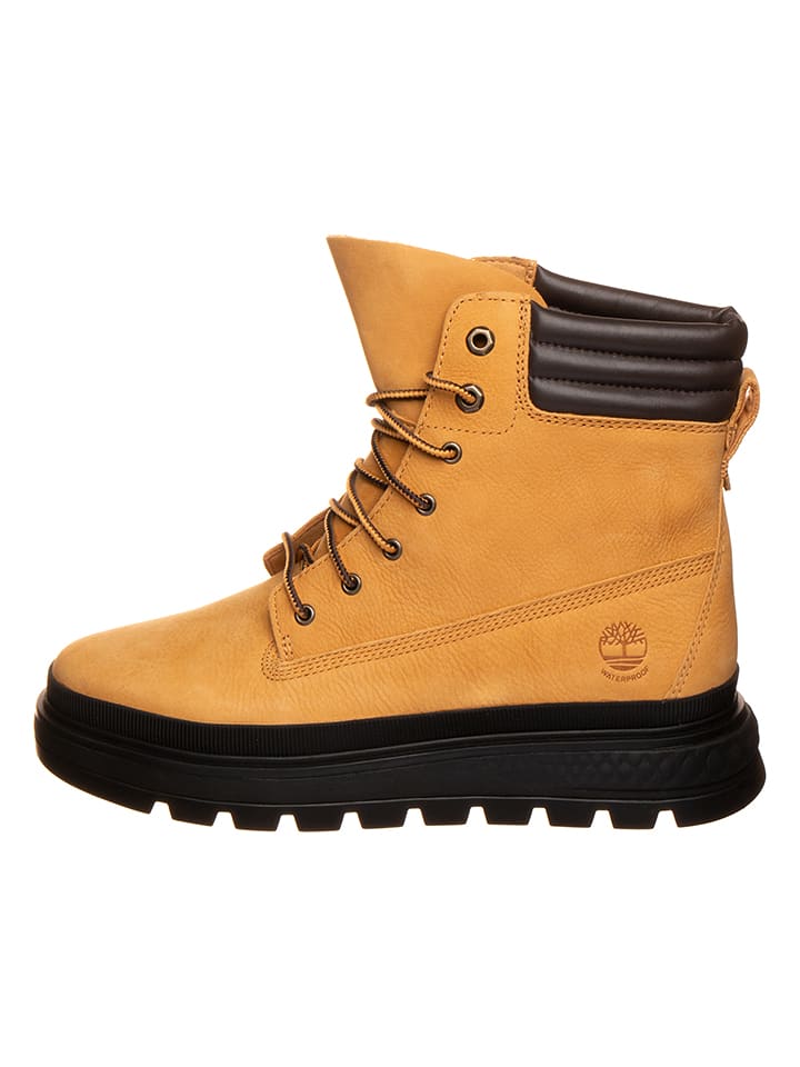 Timberland Leder-Boots "Ray City" in Hellbraun - 71% | Größe 38 | Damen-stiefel