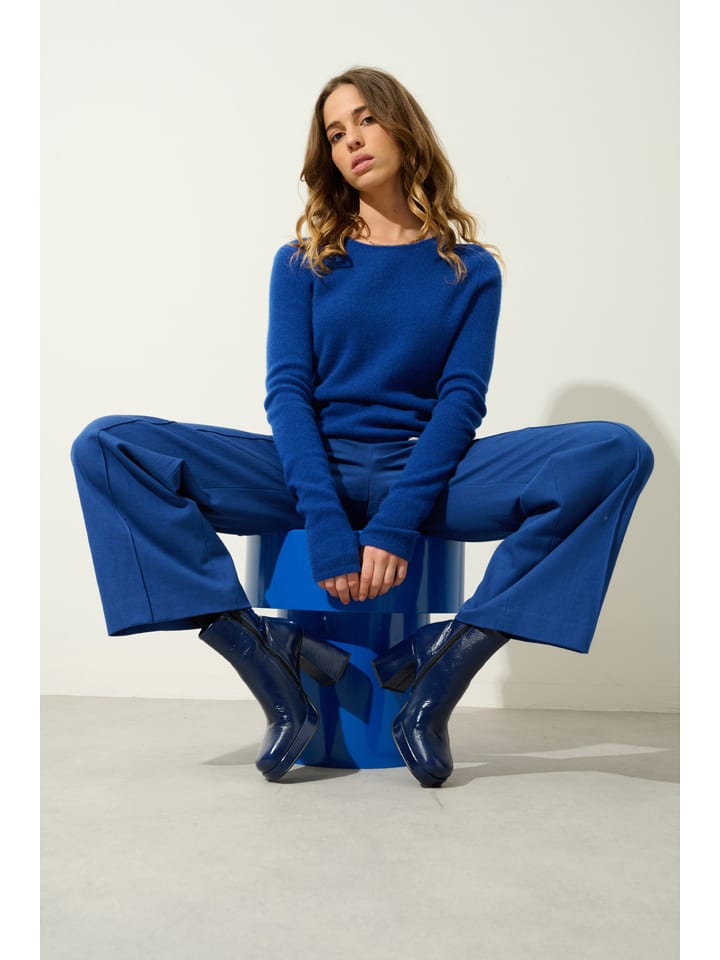 AUTHENTIC CASHMERE Kaschmir-Pullover "Ivy" in Blau - 67% | Größe M | Damen-pullover-cardigans