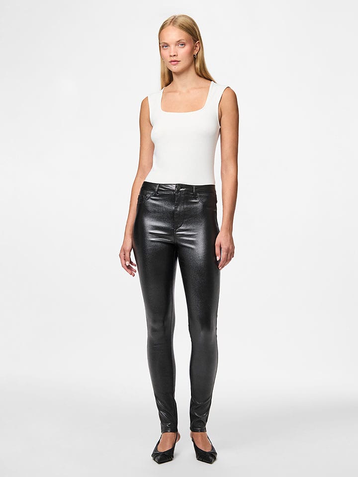 Pieces Leggins in Schwarz - 45% | Größe S | Damenhosen
