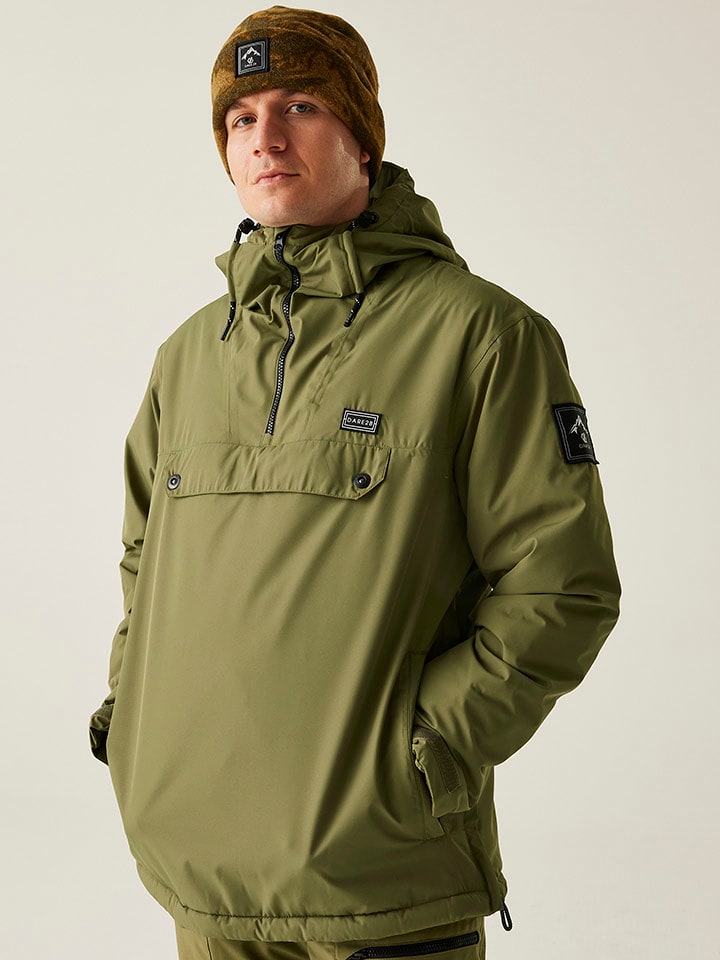 Dare 2b Ski-/ Snowboardjacke "Freeride II" in Oliv - 74% | Größe XXL | Herren-outdoorjacken