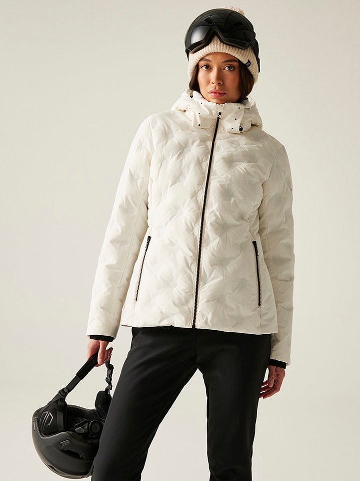 Dare 2b Ski-/ Snowboardjacke "Enfold" in Weiß - 76% | Größe 44 | Damen-outdoorjacken