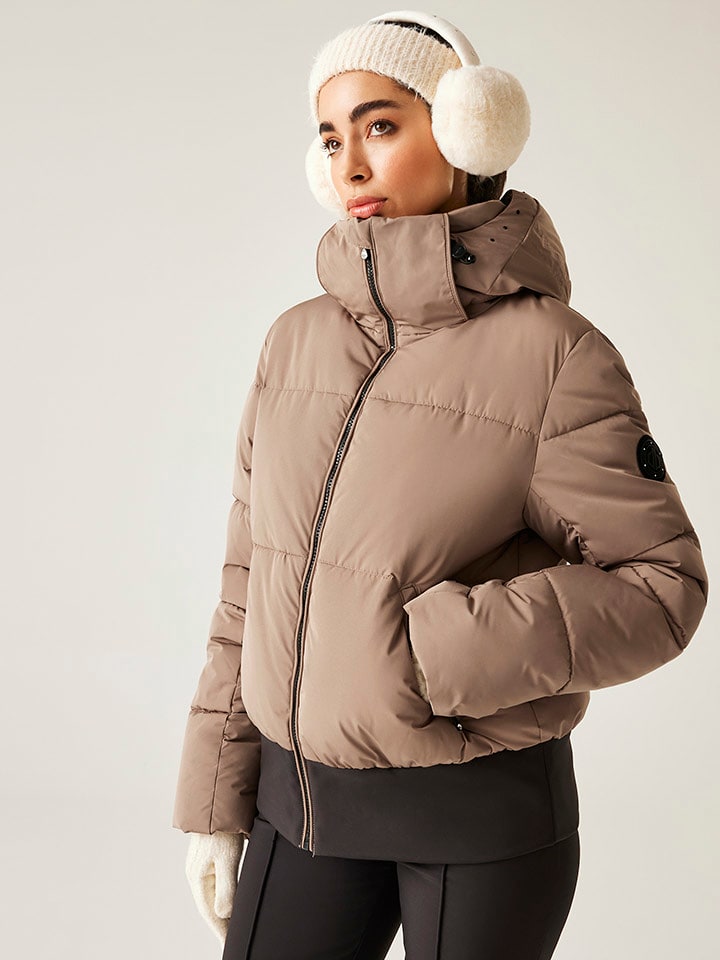 Dare 2b Ski-/ Snowboardjacke "Glitz" in Beige - 73% | Größe 46 | Damen-outdoorjacken