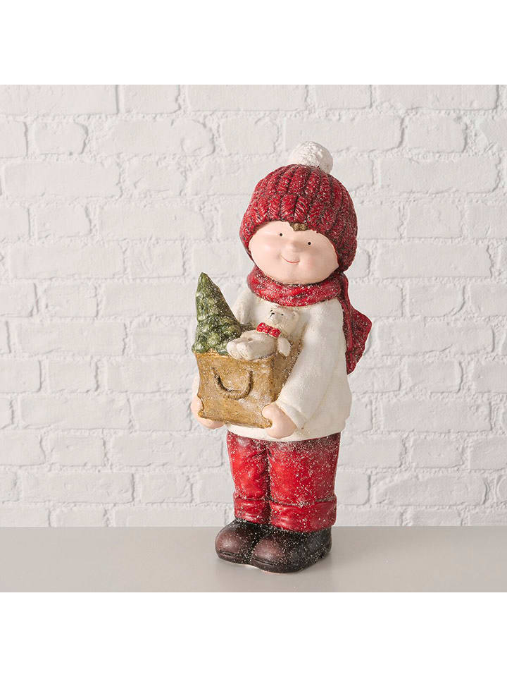 Boltze Dekofigur "Rubie" in Rot/ Weiß - (H)44 cm - 25% | Dekofiguren