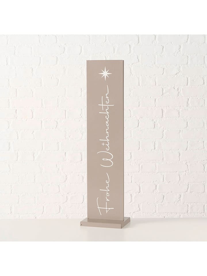 Boltze Dekoaufsteller "Waldan" in Hellgrau - (H)77 cm - 31% | Dekofiguren