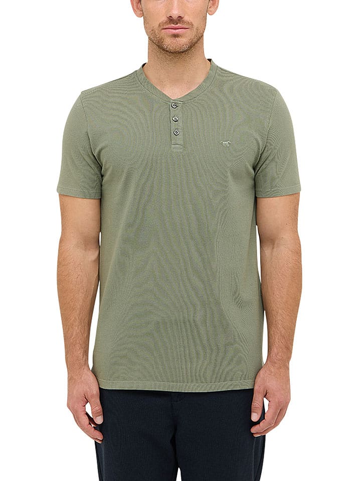 Mustang Shirt in Grün - 36% | Größe M | Herren-plussize