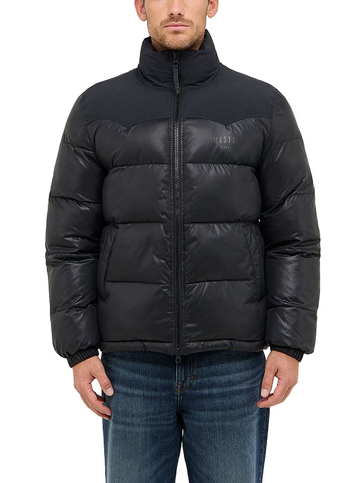 Mustang Steppjacke in Schwarz - 70% | Größe L | Herrenjacken