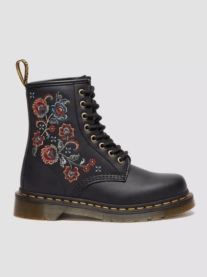Dr. Martens Leder-Boots "1460 Vonda" in Schwarz/ Bunt - 10% | Größe 40 | Damen-stiefel