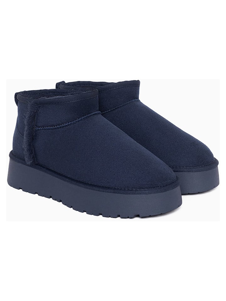 ISLAND BOOT Ankle-Boots in Dunkelblau - 82% | Größe 37 | Stiefeletten