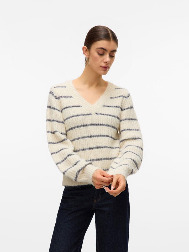 Vero Moda Pullover in Creme - 57% | Größe S | Damen-pullover-cardigans