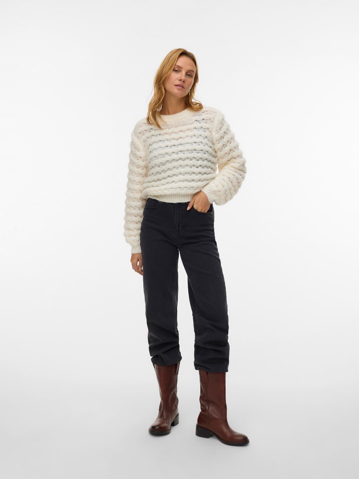 Vero Moda Pullover in Creme - 62% | Größe XL | Damen-pullover-cardigans