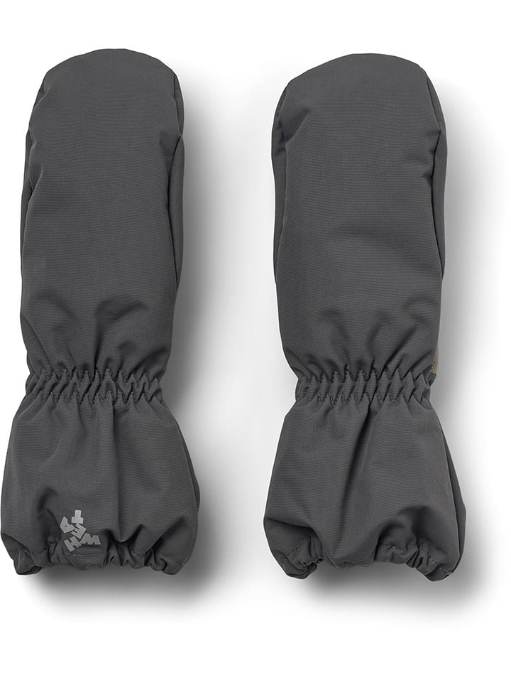 Wheat Funktionsfäustlinge "Monta" in Anthrazit - 34% | Größe 140-152 | Baby-handschuhe