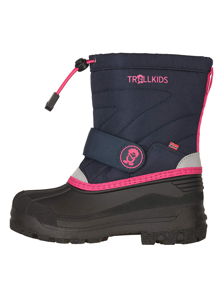 Trollkids Winterboots "Telemark Winter Boots PRO" in Dunkelblau/ Pink - 58% | Größe 32 | Kinderstiefel