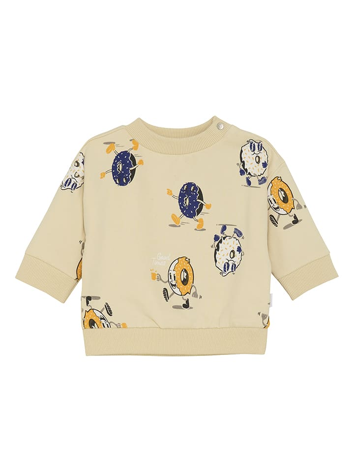 Noppies Sweatshirt in Beige - 43% | Größe 80 | Baby-sweatshirts-jacken