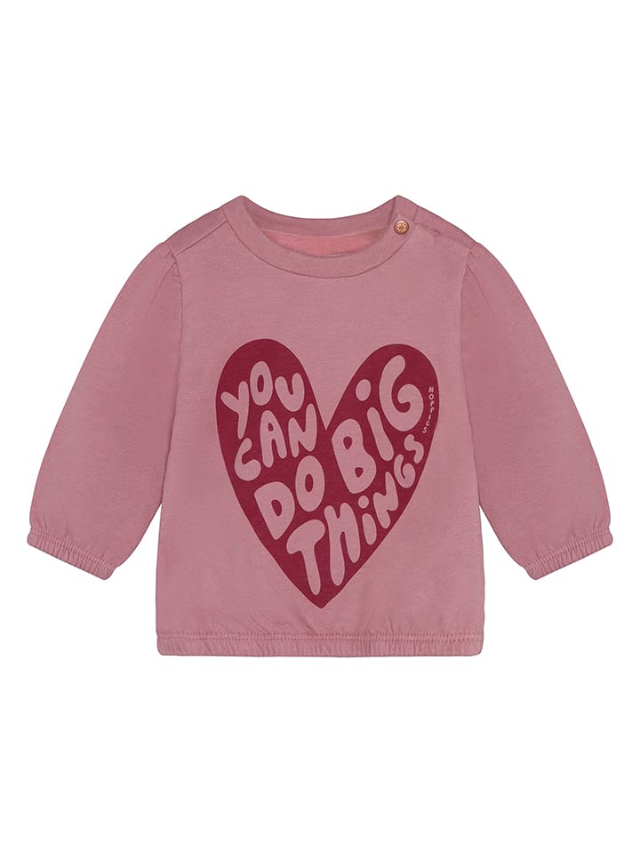 Noppies Sweatshirt in Rosa - 48% | Größe 68 | Baby-sweatshirts-jacken