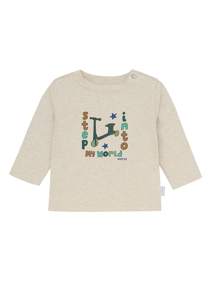 Noppies Longsleeve in Beige - 35% | Größe 92 | Baby-langarmshirts