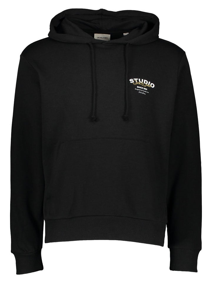 Jack & Jones Hoodie "Yuki" in Schwarz - 52% | Größe XL | Herren-sweatshirts-jacken