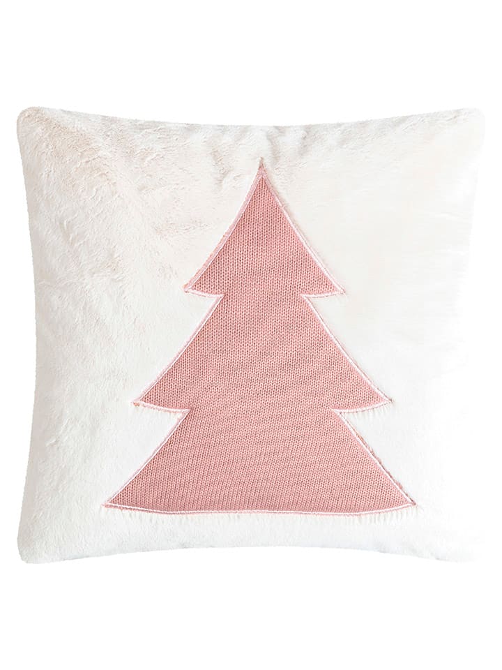 Magma Heimtex Kissenhülle "Boom" in Weiß/ Rosa - (L)45 x (B)45 cm - 45% | Dekokissen
