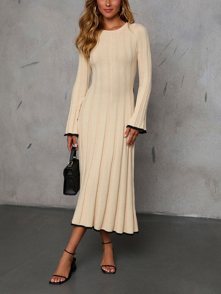 Milan Kiss Kleid in Beige - 57% | Größe L | Damen-kleider