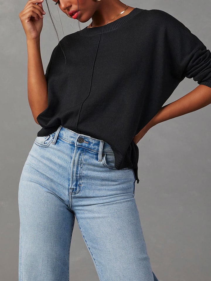 Milan Kiss Pullover in Schwarz - 69% | Größe L | Damen-pullover-cardigans