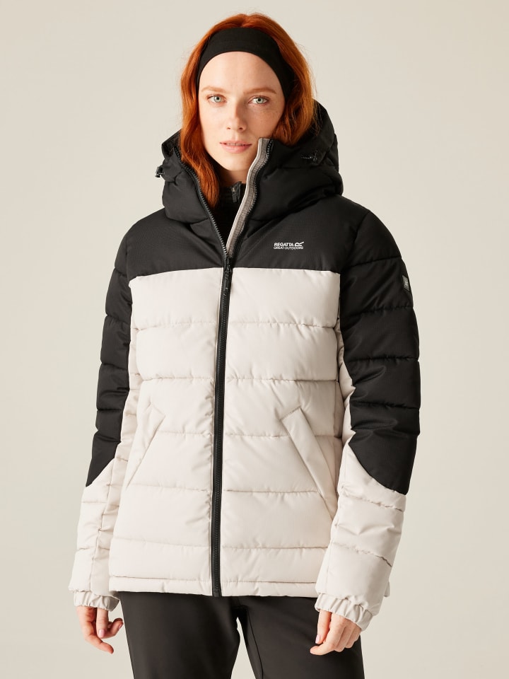 Regatta Steppjacke "Aldthorn" in Creme/ Schwarz - 70% | Größe 42 | Damenjacken
