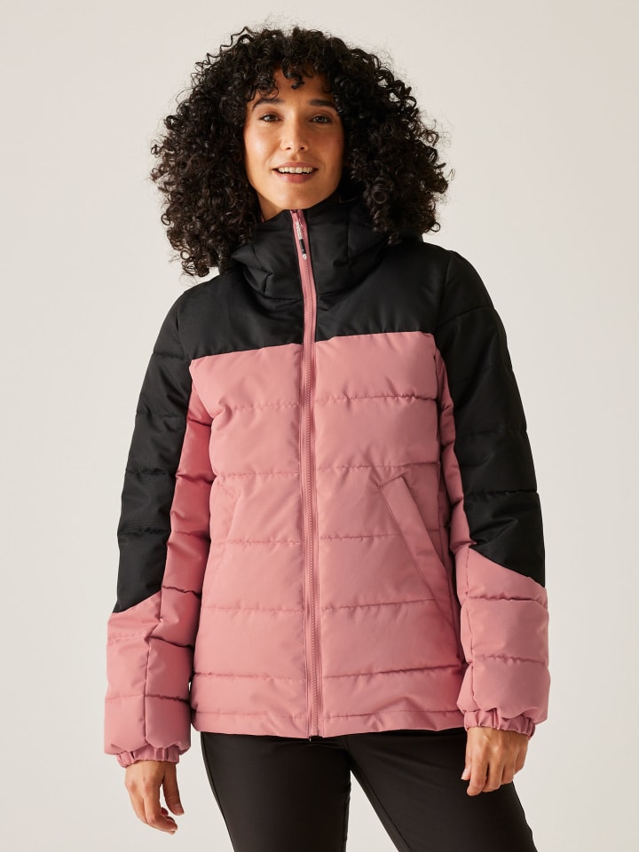 Regatta Steppjacke "Aldthorn" in Rosa/ Schwarz - 72% | Größe 40 | Damenjacken