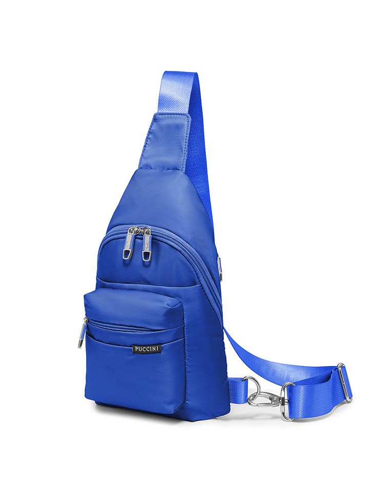 Puccini Rucksack "Active" in Blau - (B)18 x (H)30 x (T)6 cm - 32% | Damen-taschen