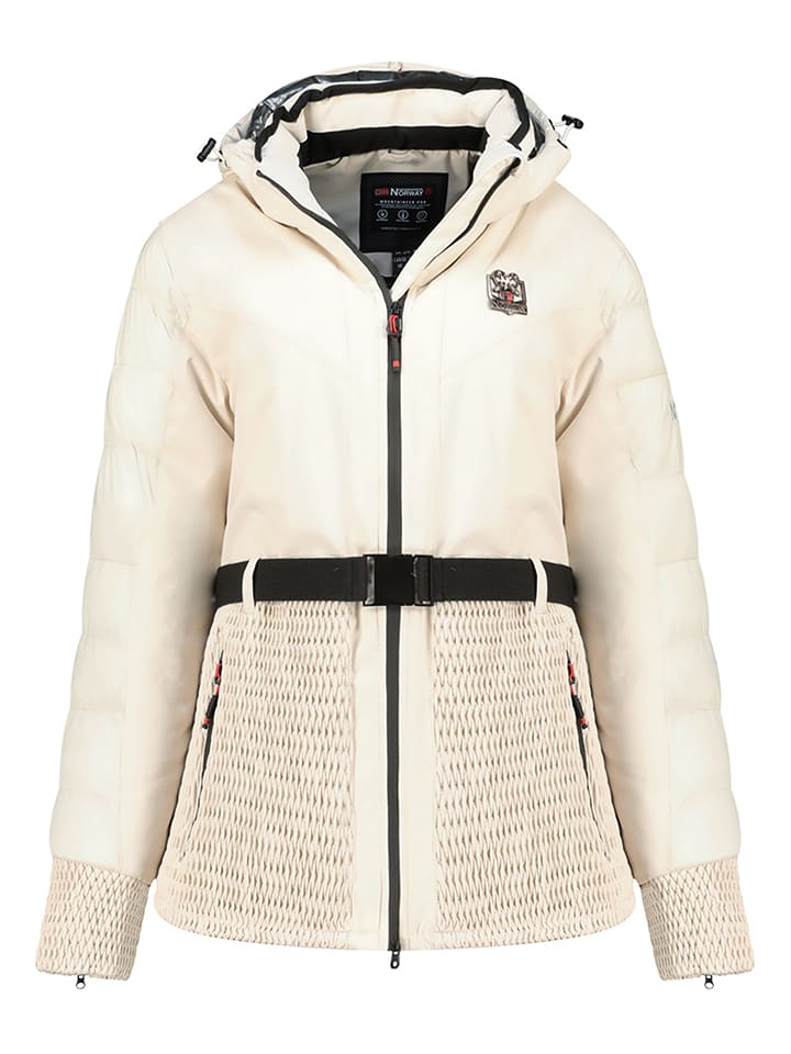 Geographical Norway Skijacke "Wolita" in Creme - 76% | Größe L | Damen-outdoorjacken