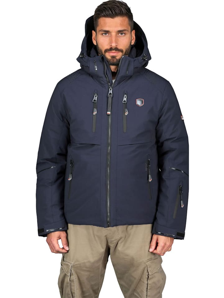 Geographical Norway Ski-/ Snowboardjacke "Waouh" in Dunkelblau/ Dunkelblau - 75% | Größe XXL | Herren-outdoorjacken