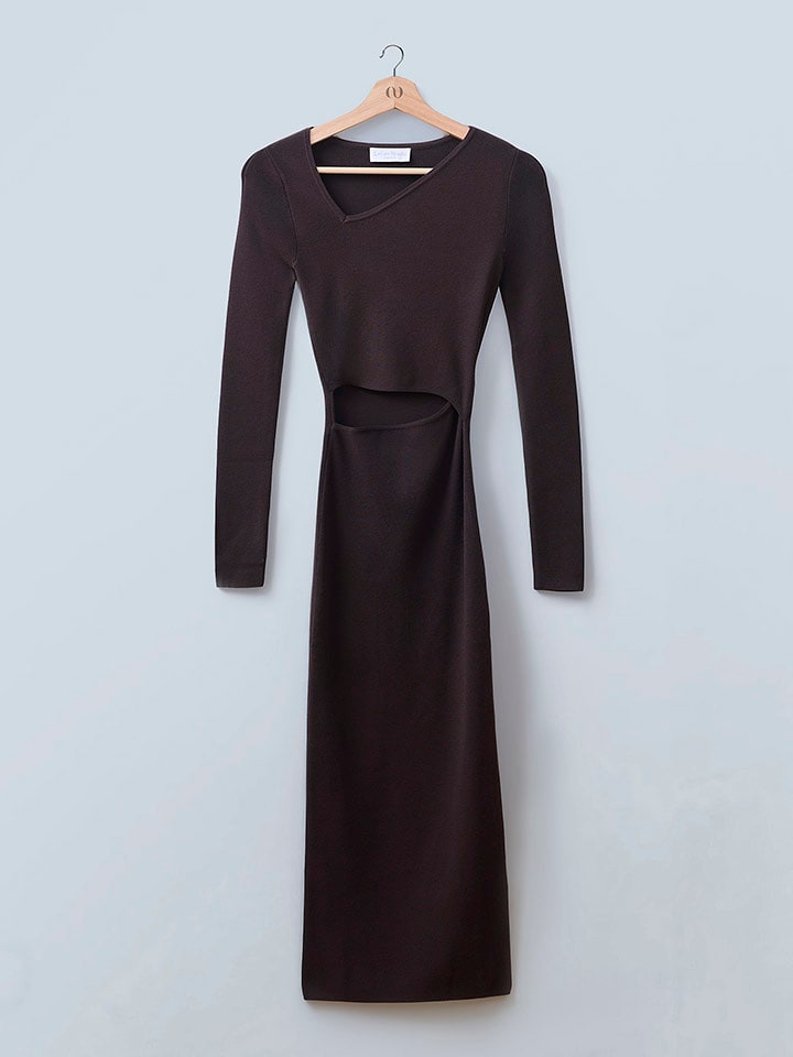 LeGer Kleid "Linnea" in Braun - 61% | Größe 36 | Damen-kleider