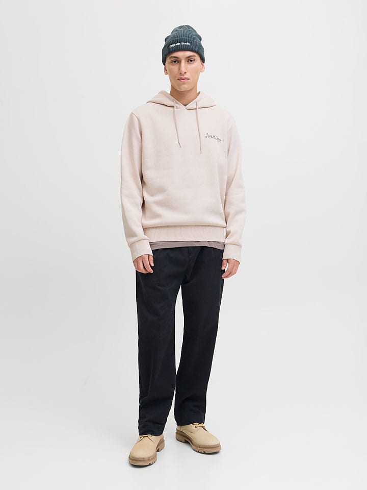 Jack & Jones Hoodie in Beige - 51% | Größe XXL | Herren-sweatshirts-jacken