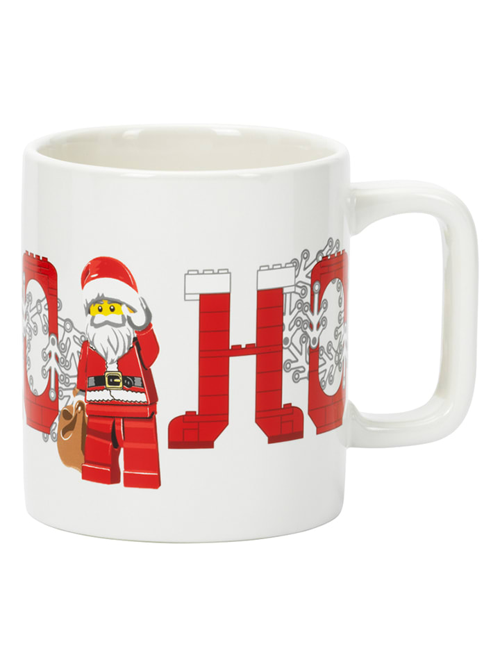 LEGO Tasse "Christmas Santa" in Weiß - 300 ml - 33% | Gedeckter-tisch