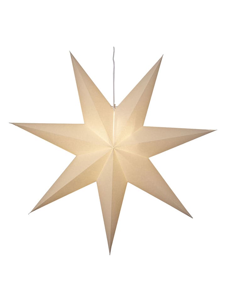 STAR Trading Papierstern "Plain" in Weiß - Ø 90 cm - 11% | Lichterketten-dekobeleuchtung