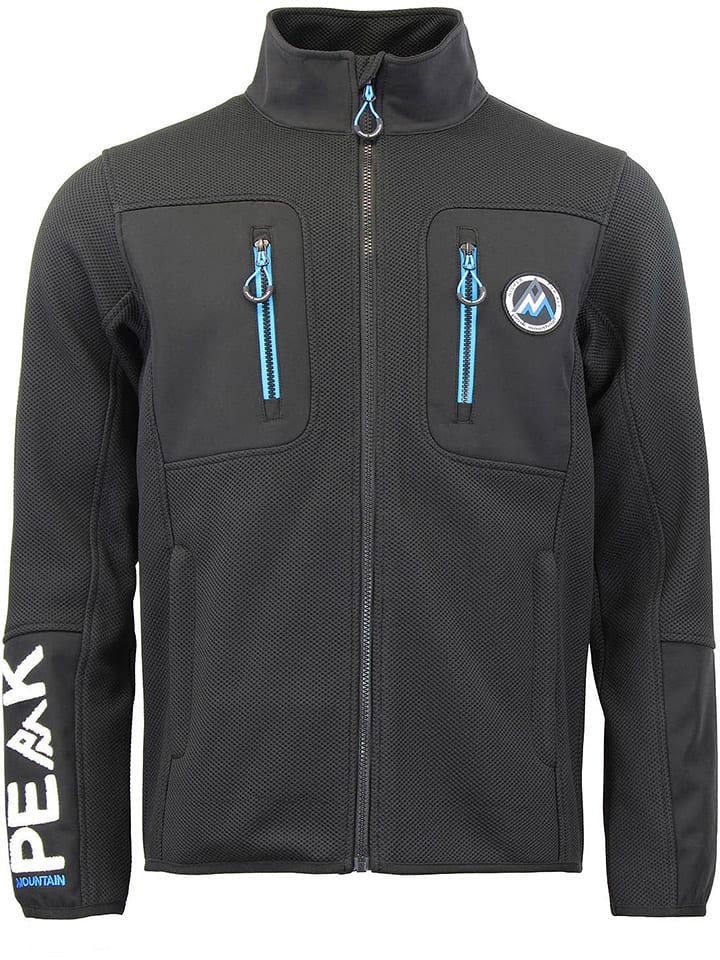 Peak Mountain Fleecejacke "Candy" in Schwarz - 78% | Größe XL | Herren-pullover-sport