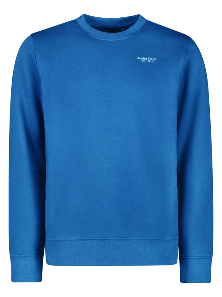 Cars Jeans Sweatshirt "Byto" in Blau - 55% | Größe XL | Herren-plussize
