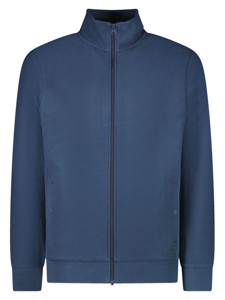 Cars Jeans Sweatjacke "Taylen" in Dunkelblau - 65% | Größe 3XL | Herren-sweatshirts-jacken