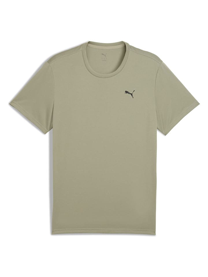 Puma Koszulka funkcyjna w kolorze khaki rozmiar: M